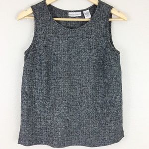 Draper’s & Damon’s | Black & White Sleeveless Top